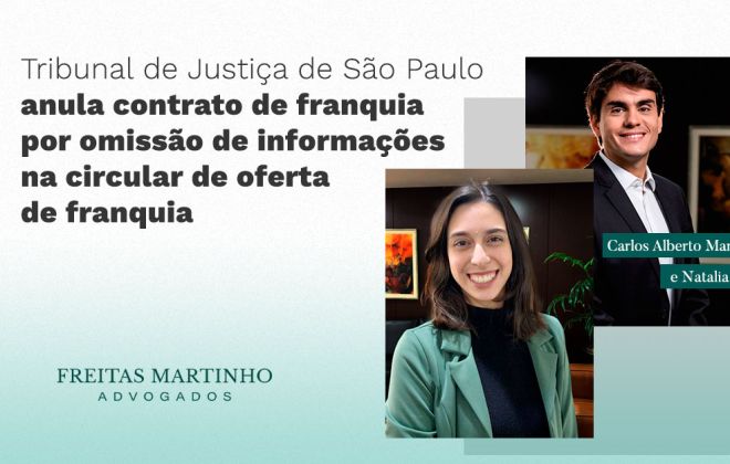 Tribunal de Justiça de São Paulo Anula Contrato de Franquia Por Omissão de Informações na Circular de Oferta de Franquia