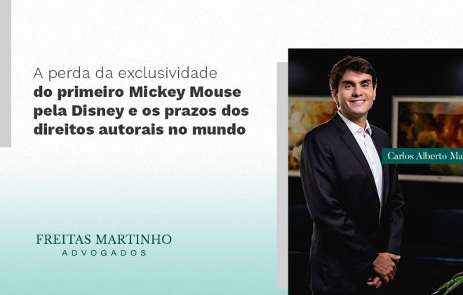 A Perda de exclusividade do primeiro Mickey Mouse pela Disney e os prazos dos direitos autorais no mundo