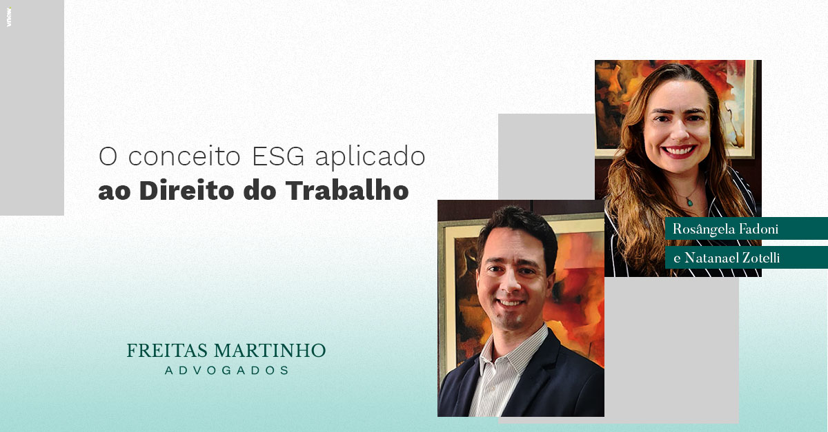 O conceito ESG aplicado ao Direito do Trabalho