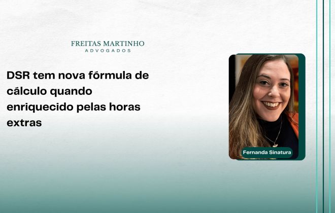 16 DSR tem nova formula de calculo quando enriquecido pelas horas extras